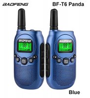 Radiostaciju komplekts Baofeng BF-T6 PMR Panda Zils