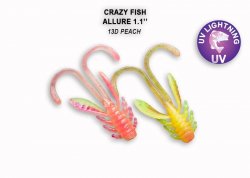 Мaitsestatud peibutussöödad Crazy Fish Allure 40 mm Peach