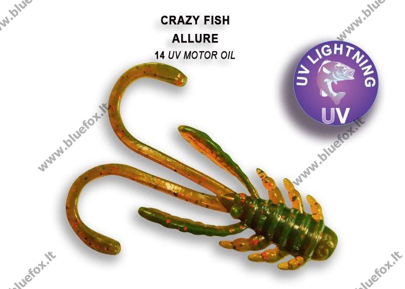 Guminukas Crazy Fish Allure UV Motor Oil - Spauskite ant paveikslėlio norint uždaryti