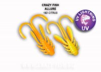 Силиконовая приманка Crazy Fish Allure 40 мм Citrus