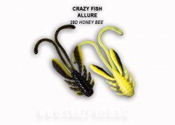 Силиконовая приманка Crazy Fish Allure 40 мм Honey Bee