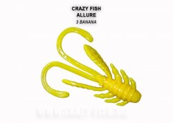 Мaitsestatud peibutussöödad Crazy Fish Allure 40 mm Banana