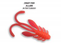 Guminukas Crazy Fish Allure 40 mm Pink Flamingo