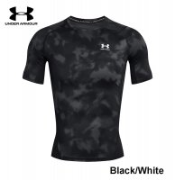 Termo marškinėliai Under Armour HeatGear Black/White