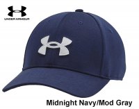 Kepurė Under Armour Blitzing Midnight Navy/Mod Gray