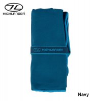 Highlander Outdoor Fiber Soft M rankšluostis tamsiai mėlynas
