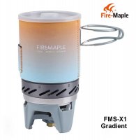 Походная газовая горелка Fire Maple FMS-X1 с кастрюлей Gradient