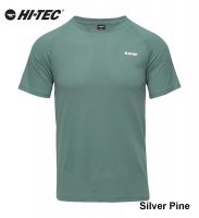 Hi-Tec Makkio Quick Dry Marškinėliai Silver Pine
