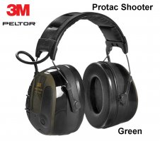 Austiņas 3M PELTOR ProTac Shooter Headset SNR 32 dB Zaļa