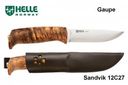 Нож Helle Gaupe Gaupe с лезвием из Sandvik 12C27 стали