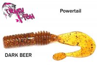 Guminukas aromatizuotas Crazy Fish Powertail DARK BEER 7cm