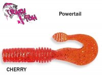 Gummifische mit Duftender Crazy Fish Powertail CHERRY 7cm