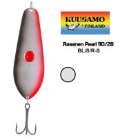 Lure spoon Kuusamo Rasanen Pearl 90/28 BL/S/R-S