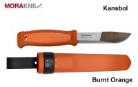 Morakniv Kansbol nerūsējošā tērauda nazis Burnt Orange