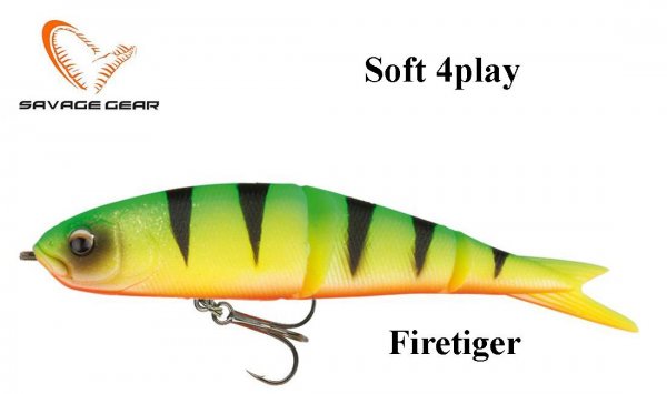 Masalas Savage Gear Soft 4Play SWIM&JERK Firetiger