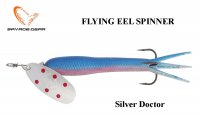 Obrotówka Savage Gear Flying Eel Spinner Silver Doctor