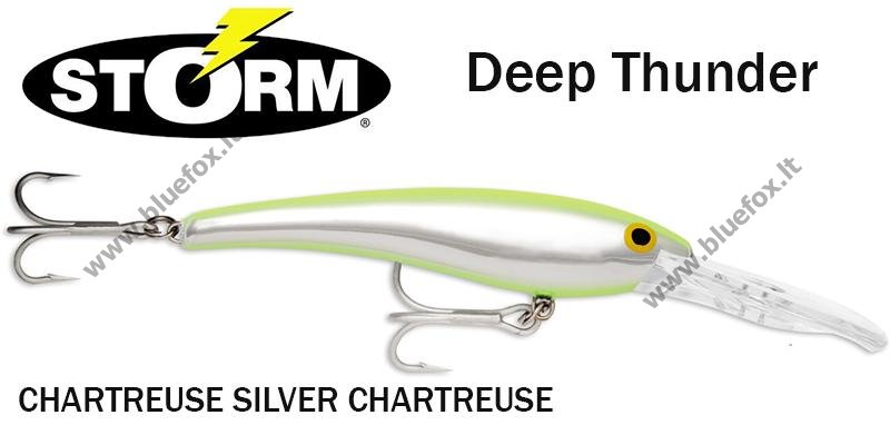 Storm Deep Thunder Chartreuse Silver Chartreuse [] - 8.68EUR :   - Fishing, backpack, outdoors, flashlight, tents, wobblers,  knives, axes, saw, machete, rapala, storm