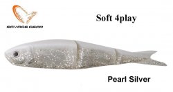 Приманка Savage Gear LB Soft 4Play Soft Body Silver Pearl