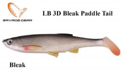 Savage gear Soft Baits LB 3D Bleak Paddle Tail Bleak