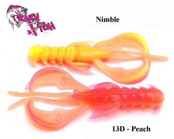 Masalas Crazy Fish Nimble 2"(5cm) Peach plaukiojantis