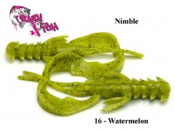 Crazy Fish Nimble 2` (5cm) Pastèque flottant