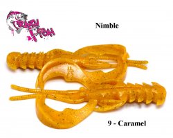 Crazy Fish Nimble 2" (5cm) Caramel floating