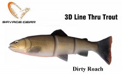 Savage Gear 3D Line Thru Trout Moderat vask Dirty Roach