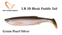 Savage gear LB 3D Bleak Paddle Tail Przynęta Green Pearl Silver