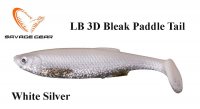 Savage gear LB 3D Bleak Paddle Tail guminukas White Silver