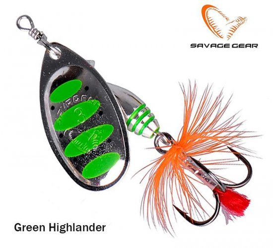 Spinner Savage gear Rotex Green Highlander [01-Rot-Highlander]