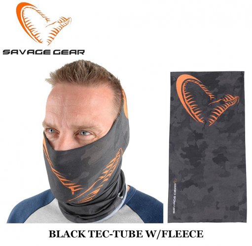 Kaklo mova/veido apsauga, Savage Gear Black Savage Tec-Tube