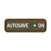 PVC antsiuvas-lipdukas AUTOSAVE ON Chaki (51116705)