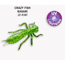 Приманка Crazy Fish KASARI 1.0 (2.7 см) Kiwi