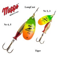 Spinner Mepps Aglia LongCast Tiger