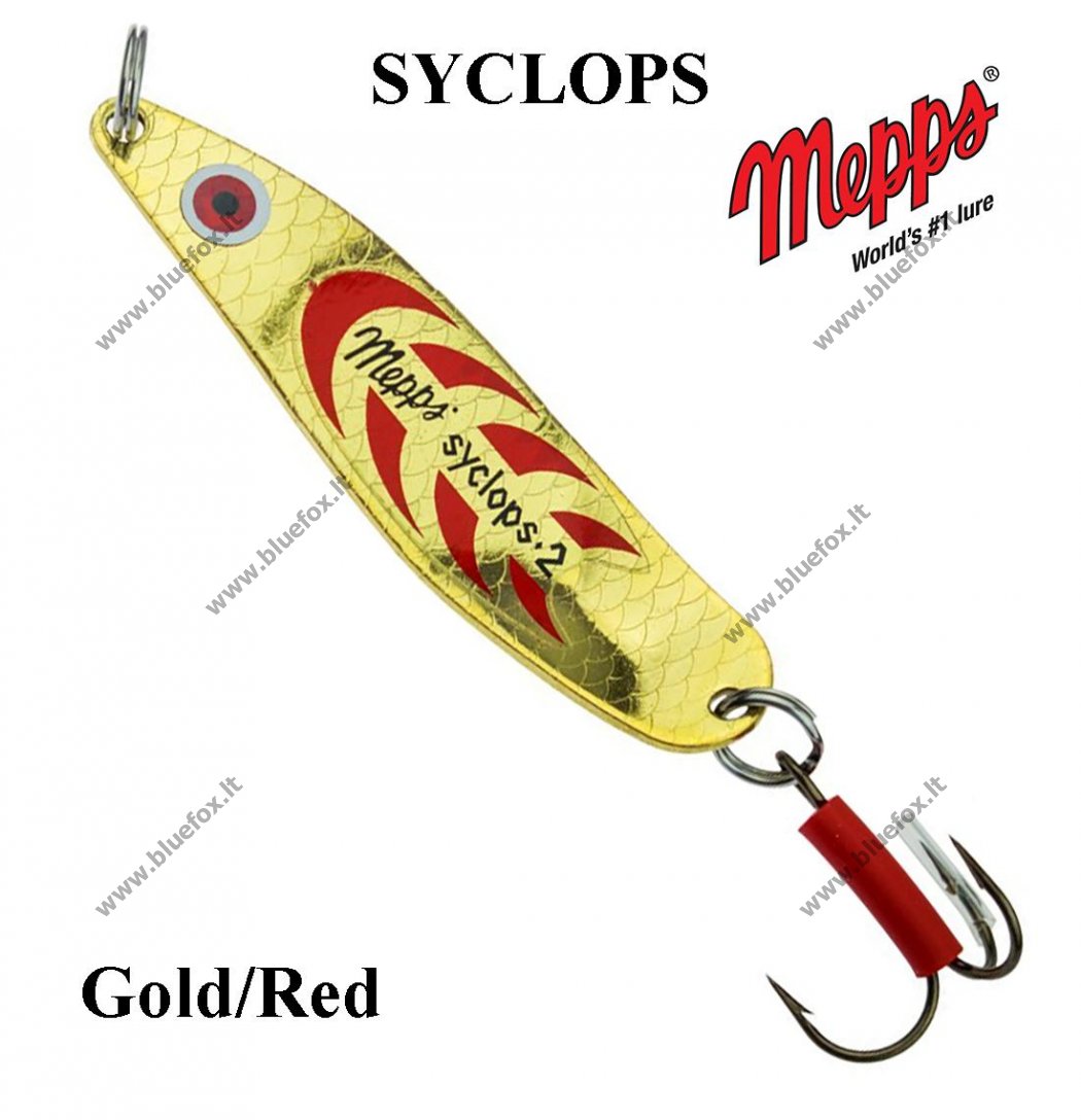 Blizgė Mepps Syclops Gold/Red - Spauskite ant paveikslėlio norint uždaryti