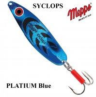Blizgė Mepps Syclops PLATIUM Blue
