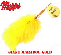 Blizgė Mepps Giant Marabou 40 g Gold/Yellow tail