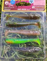 Crazy Fish 7 cm (2.8″)Nano Minnow M29 soft bait with attractors