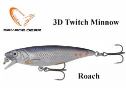 Wobbler Savage Gear 3D Twitch Minnow Roach