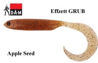 Gumijas zivis DAM Effzett Grub Apple Seed