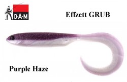 Soft baits Dam Effzett Grub Purple Haze