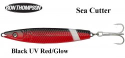 Pilker Ron Thompson Sea Cutter Black UV Red/Glow