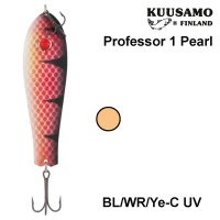 Blinker Kuusamo Professor 1 Pearl 115 mm BL/WR/Ye-C UV