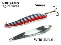 Блесна Kuusamo Suomi W/BLU/R-S