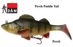 Gummifische DAM EFFZETT Natural Perch Paddle Tail Perch