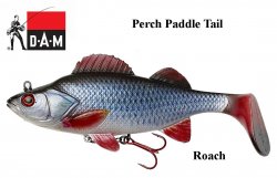 Kummikala DAM EFFZETT Natural Perch Paddle Tail Roach