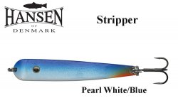Hansen Stripper Vizulis šūpojošais Pearl White/Blue
