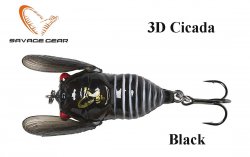 Wobler Savage Gear 3D cicada juoda