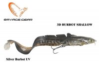 Przynęta Savege Gear 3D Burbot Shallow 25 cm 70 g Silver Burbot