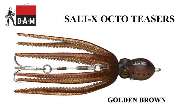 Pilkeris DAM Salt-X Octo Teasers Golden Brown